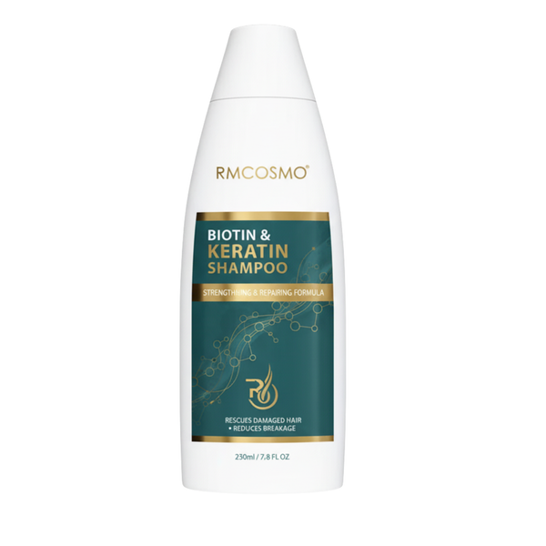 Damage-Rescue Biotin + Keratin Shampoo for Strong, Smooth Hair